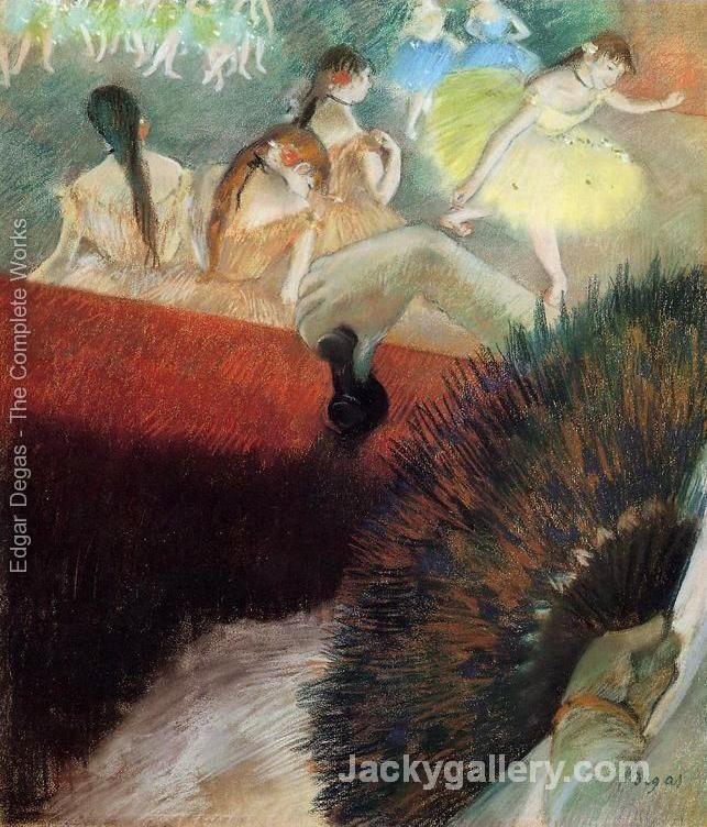 At The Ballet by Edgar Degas paintings reproduction
